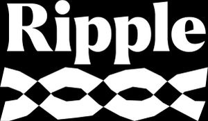 Ripple logo in all white.